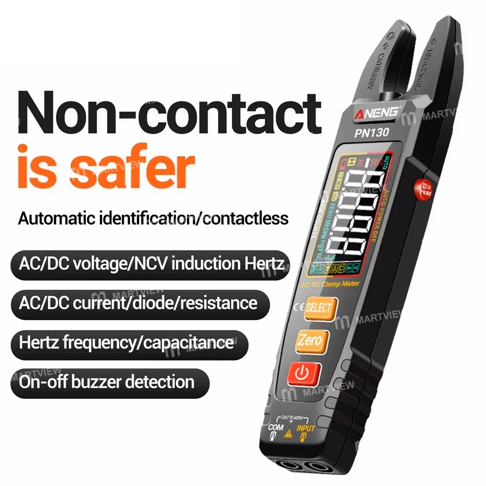 aneng pn130-100a-color-display-u-type-clamp-plier-multimeter-with-ncv-capacitor-detect-2