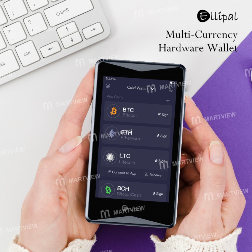 ELLIPAL Titan Cold Hardware Wallet - Black