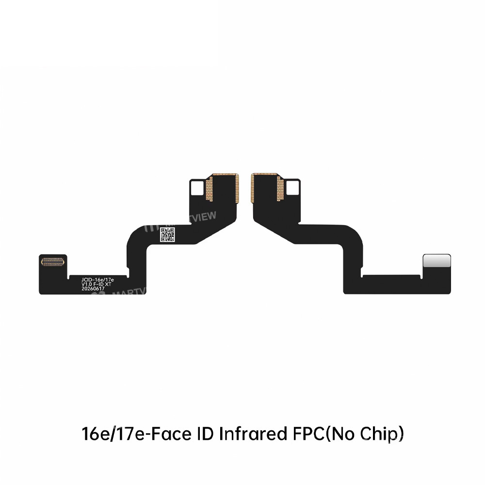jcid face-id-dot-matrix-infrared-fpc-flex-cable-no-chip-for-iphone-14-to-17-full-series-14