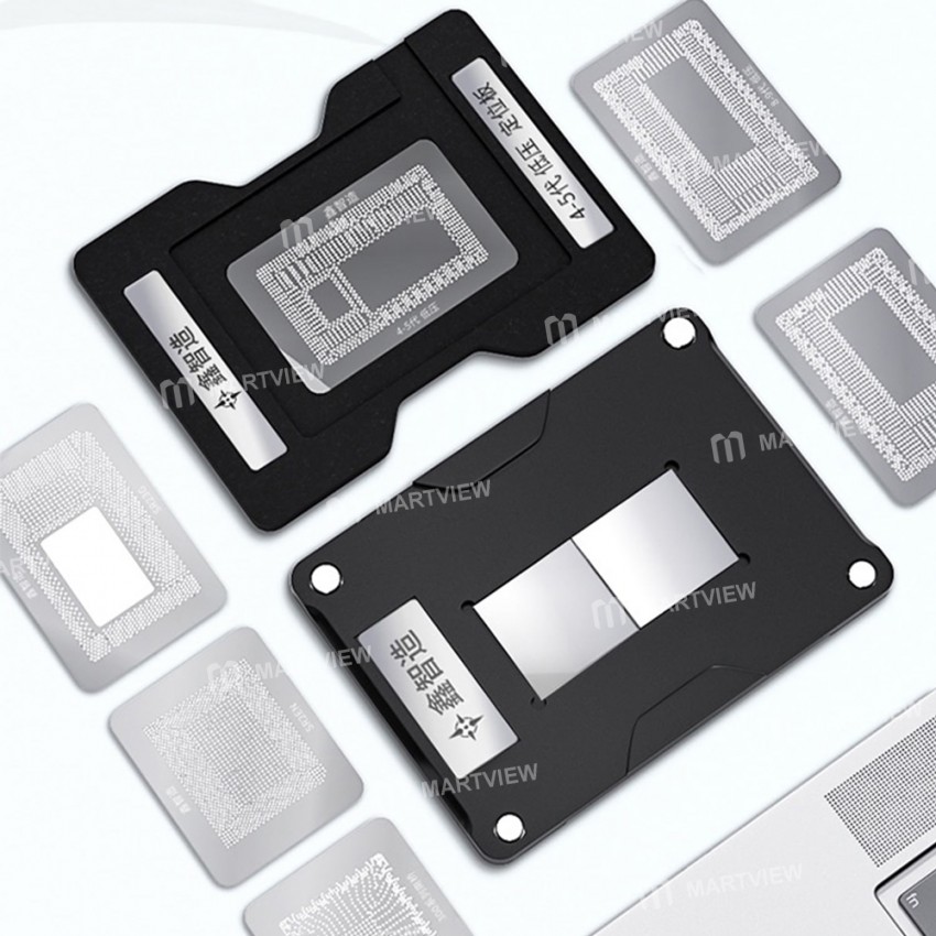 XinZhiZao CPU Reballing Stencil Kit for Macbook Chips