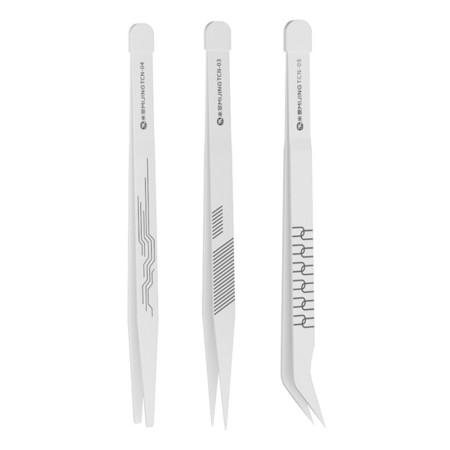 Mijing TCN Series Anti-Static, Non-Magnetic Precision Ceramic Tweezers for PCB Repair