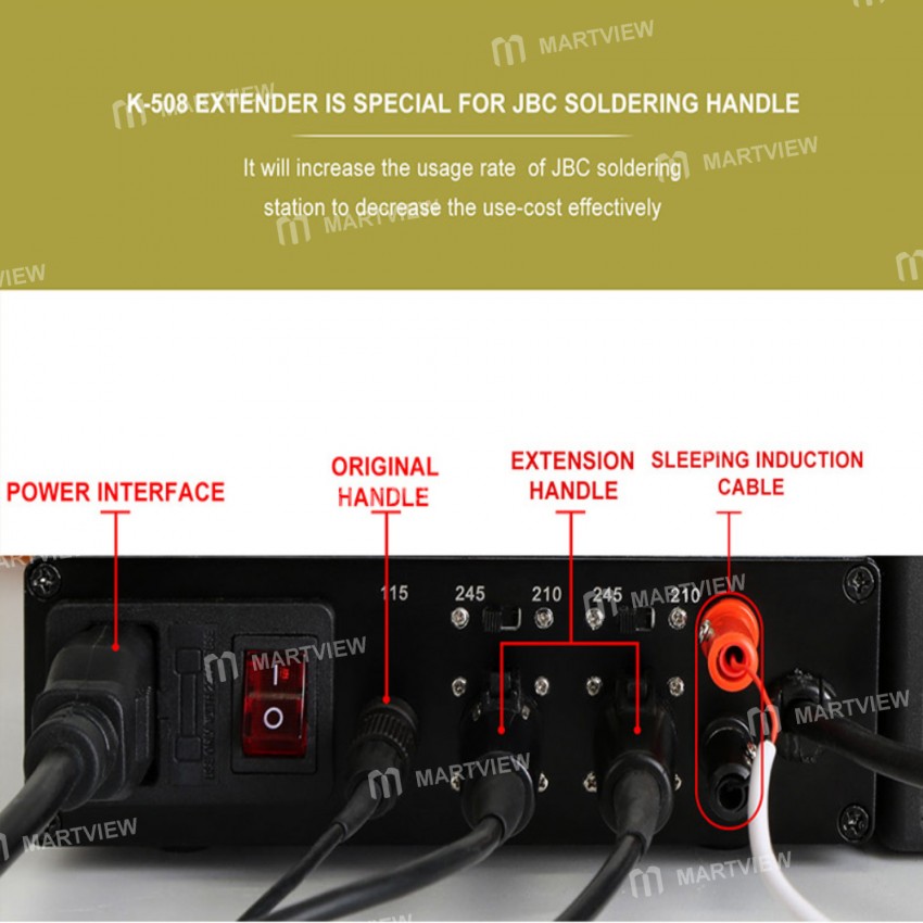 Kaisi K-508 210/C115/T245 Handle Holder for JBC Expansion Extender Double Handle Soldering Station