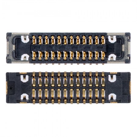 J5800 24-Pin Home Button FPC Connector Compatible for iPhone 8 / 8 Plus - 2Pcs