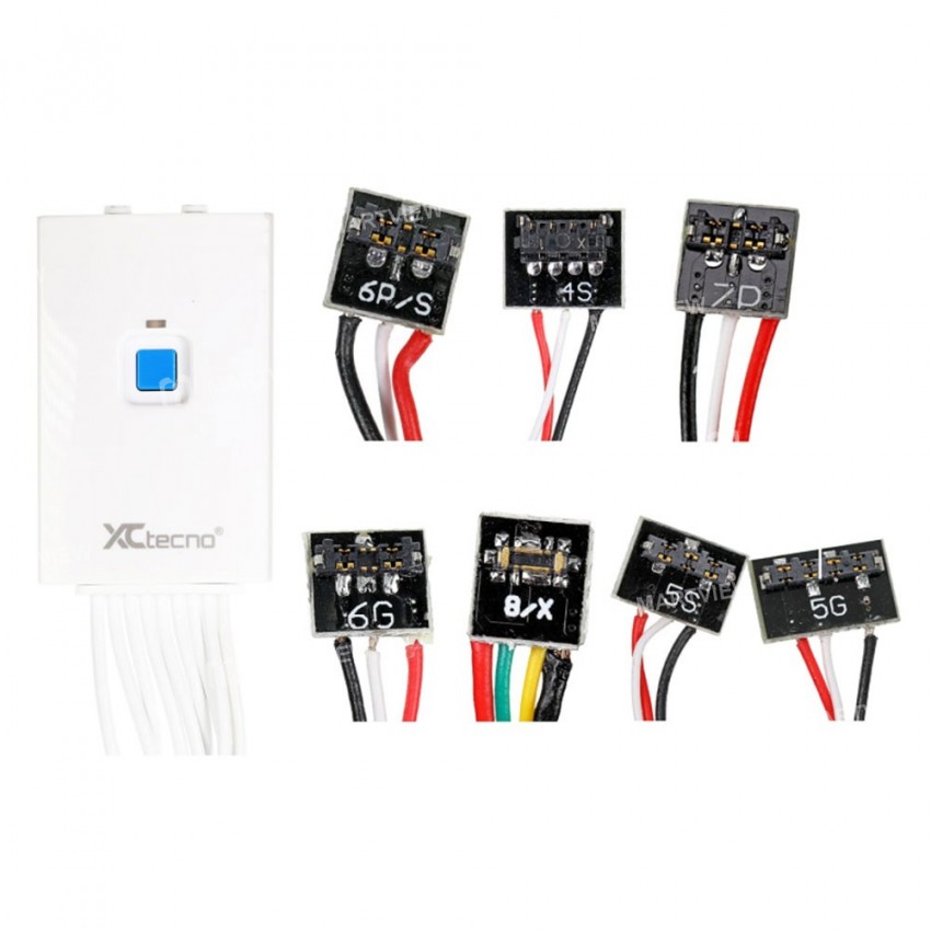 K-100A Phone Power Line Repair Power with Original Battery Chip Inside for iPhone X / 8 Plus / 8 / 7