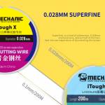 Mechanic iTough X 200M High Hardness Special Steel Wire for Phone LCD/OLED Screen Cutting Separation