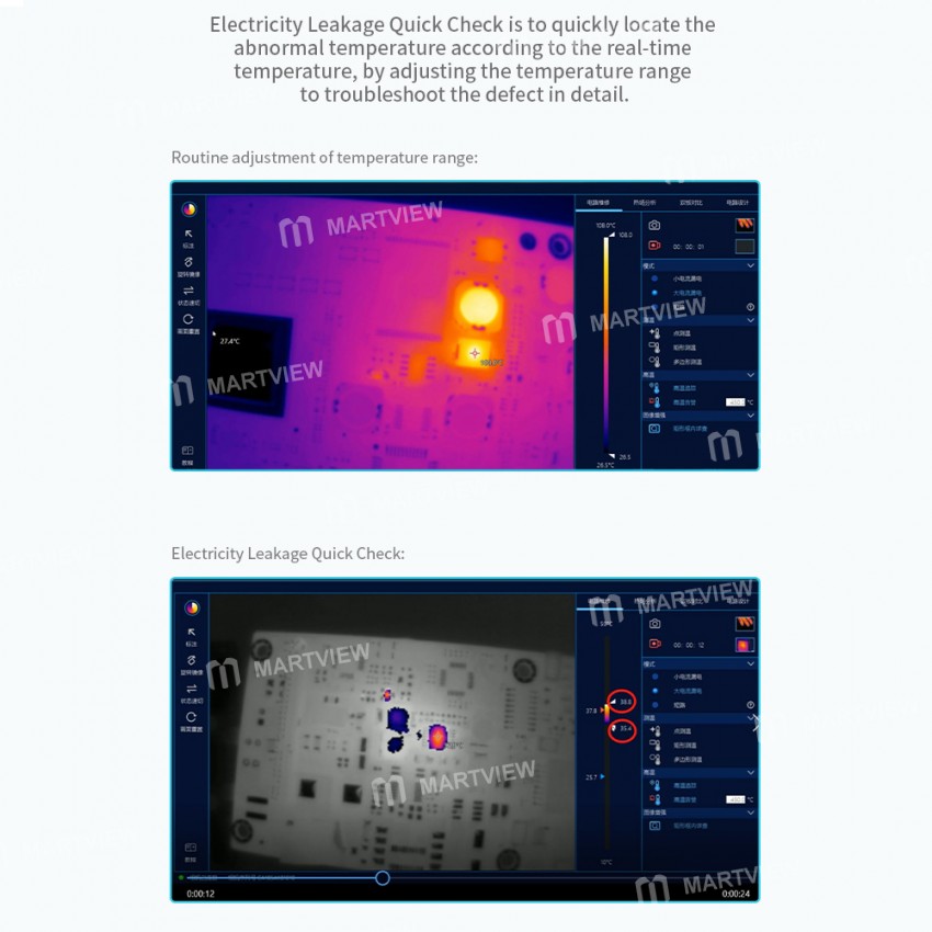 Mega-Idea PCB 3D Thermal Imaging Infrared Rapid Diagnosis Instrument