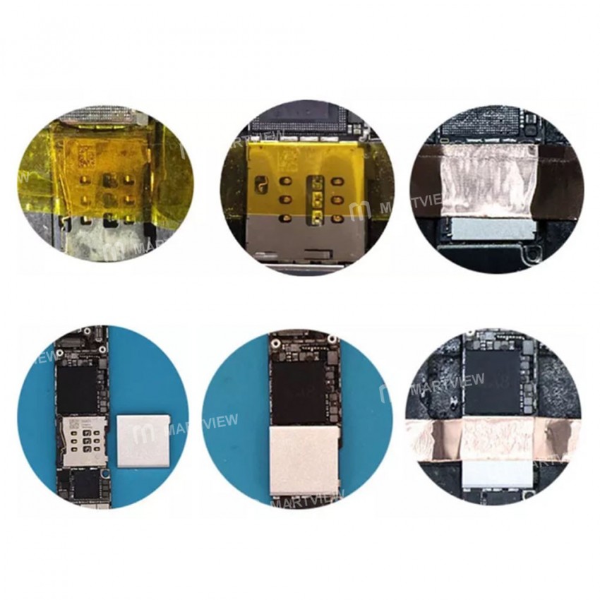 iPhone Motherboard Repair Shielding Cover Protect for Mobile Phone BGA CPU / WIFI / Touch / Power Ch