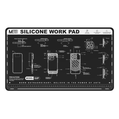 MaAnt G2Pro / G2mini Multi-function Heat Insulation Repair Silicone Working Mat for PCB Repair