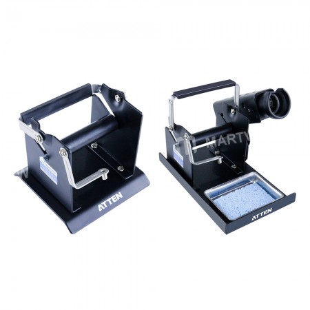 Atten TJ Series 3-in-1 High-Temperature Resistant Soldering Iron Stand with Cleaning Sponge