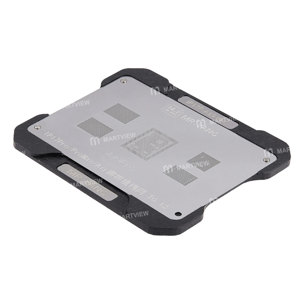 mryang 012mm-a19-pro-board-transfer-bga-reballing-stencil-platform-for-iphone-17-pro-17pro-max-air-4