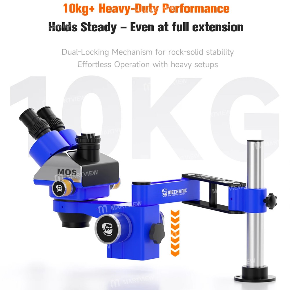 mechanic m6-360-rotation-dual-positioning-microscope-swing-arm-holder-for-most-microscope-5
