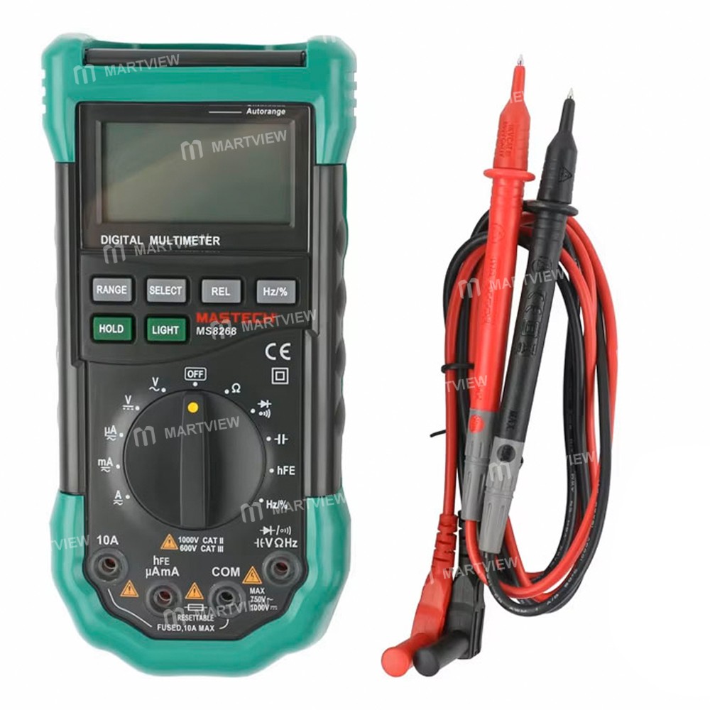 mastech ms8268-ac-dc-auto-range-lcd-digital-multimeter-with-hfe-data-hold-2