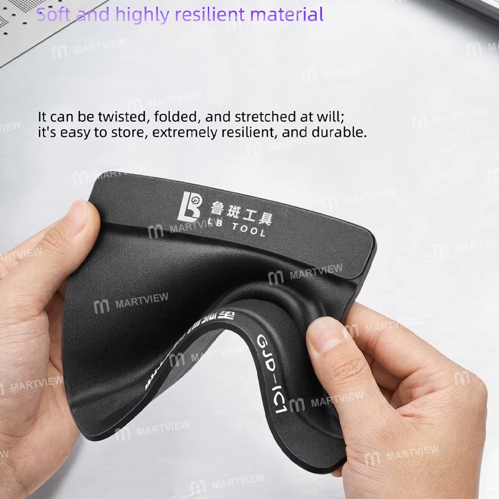 luban gjd-ic1-chip-tin-plating-arc-cushion-high-temperature-resistant-silicone-mat-5