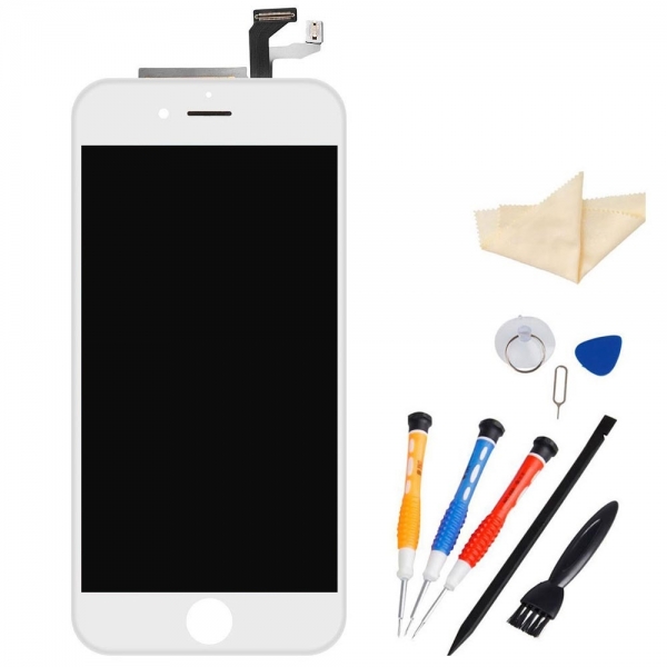 Replacement LCD Screen Touch Digitizer LCD Display For iPhone 6S with Opening Tools - White