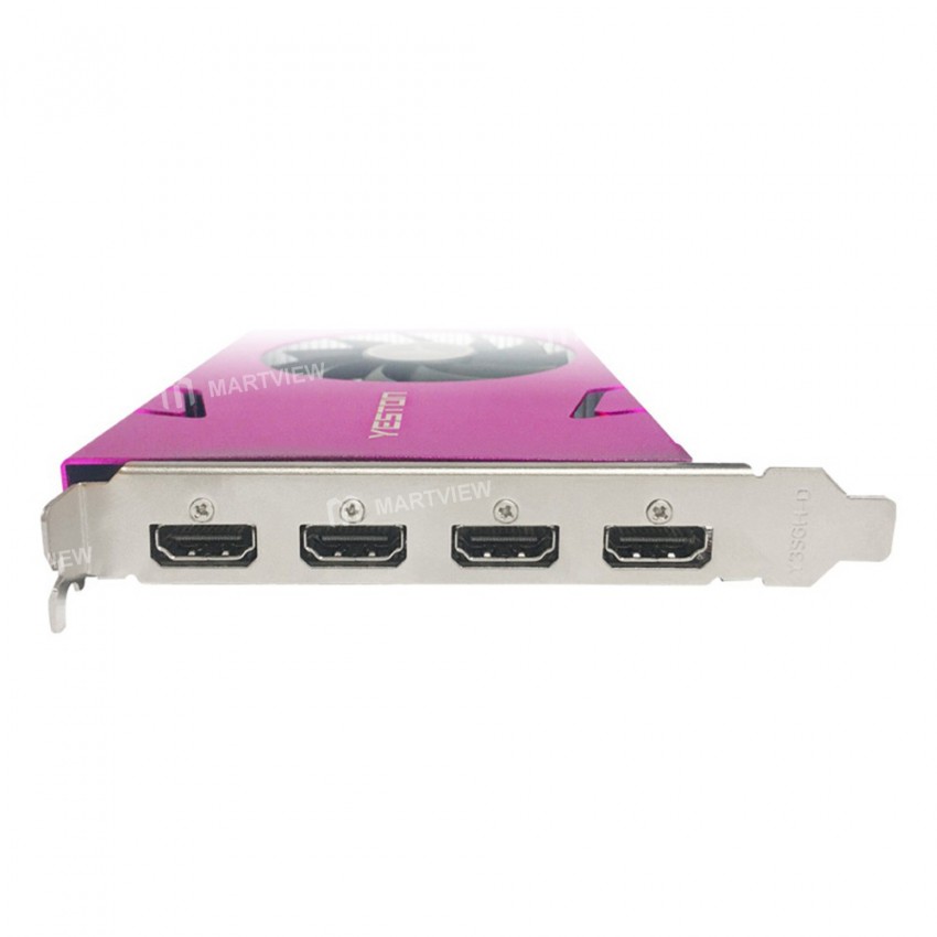 Yeston GT730-2G 4HD 4-Screen Graphics Card 2G / 128bit / DDR3 Memory Support Split Screen with 4 HD