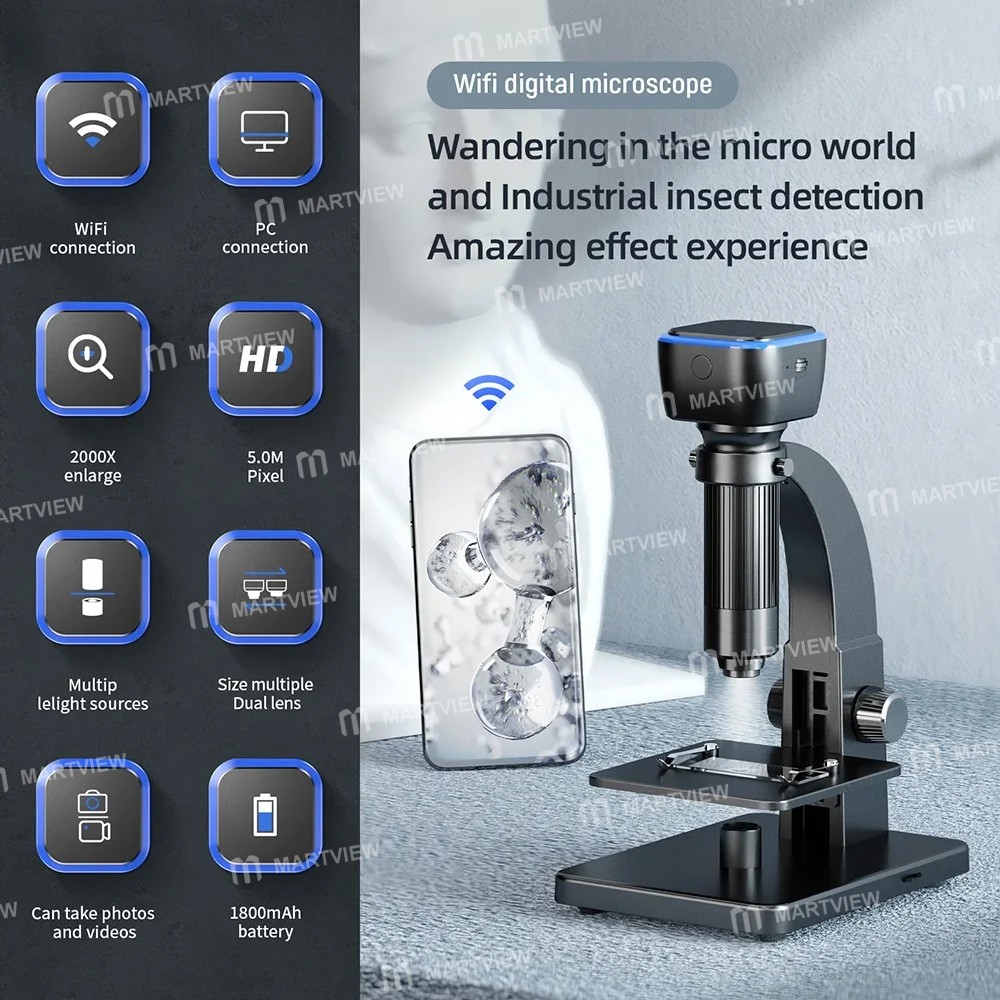 portable hd-2000x-dual-lens-bioelectronic-microscope-with-wifi-function-3