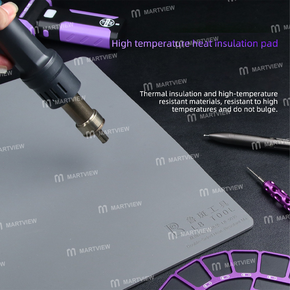 luban lb-5035-double-sided-high-temperature-resistant-silicone-repair-heat-insulation-pad-3