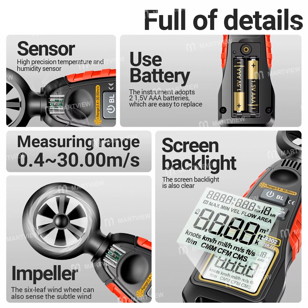 aneng gn302-handheld-high-accuracy-multifunction-digital-anemometer-8