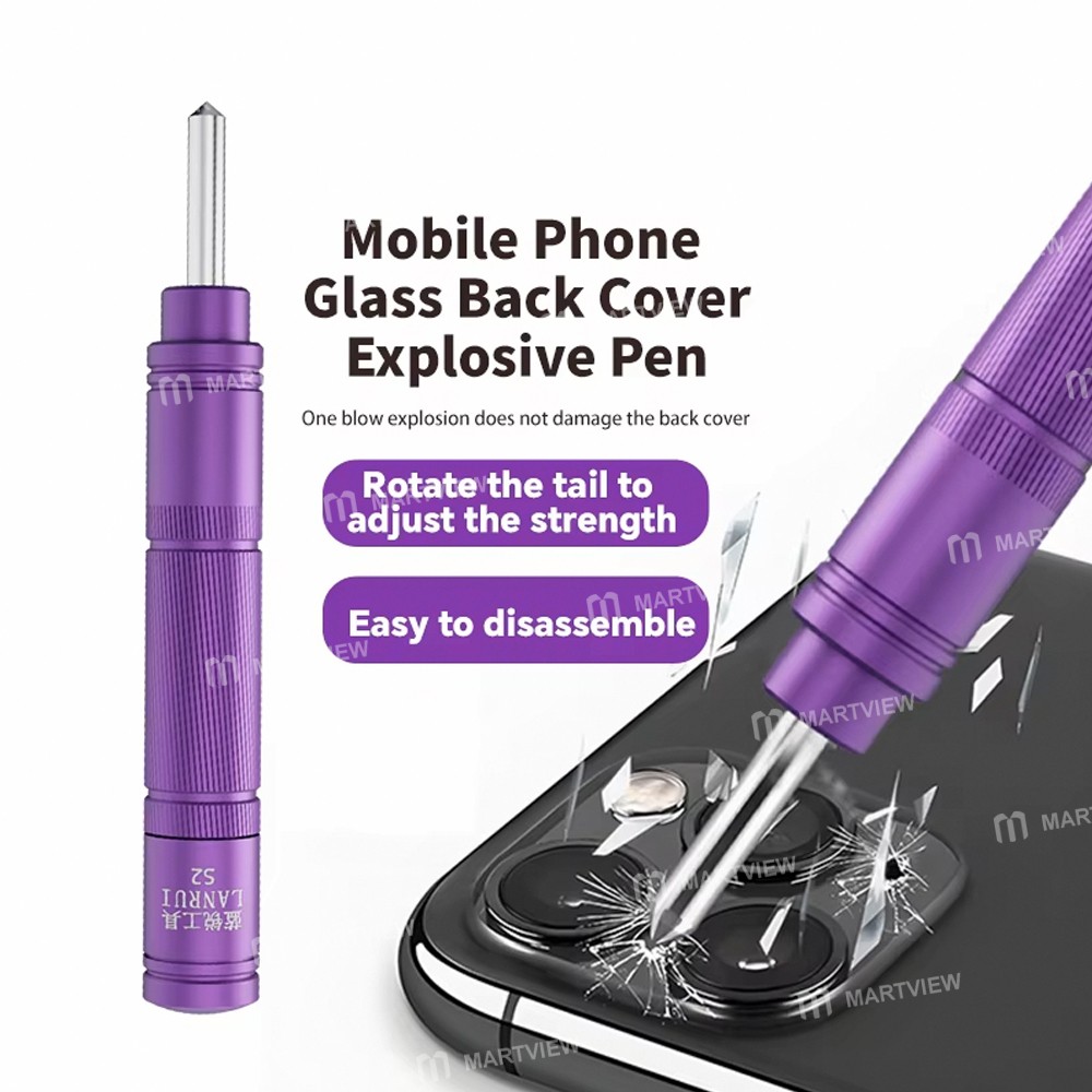 lanrui s2-mobile-phone-glass-back-cover-frame-explosive-pen-for-mobile-phones-disassembly-2