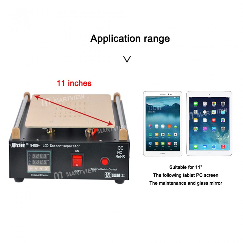 UYUE 948Q+ 11inch Built-in Pump Vacuum LCD Screen Disassemble Separator Machine
