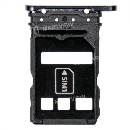 Replacement sim card tray for Huawei p40 pro black