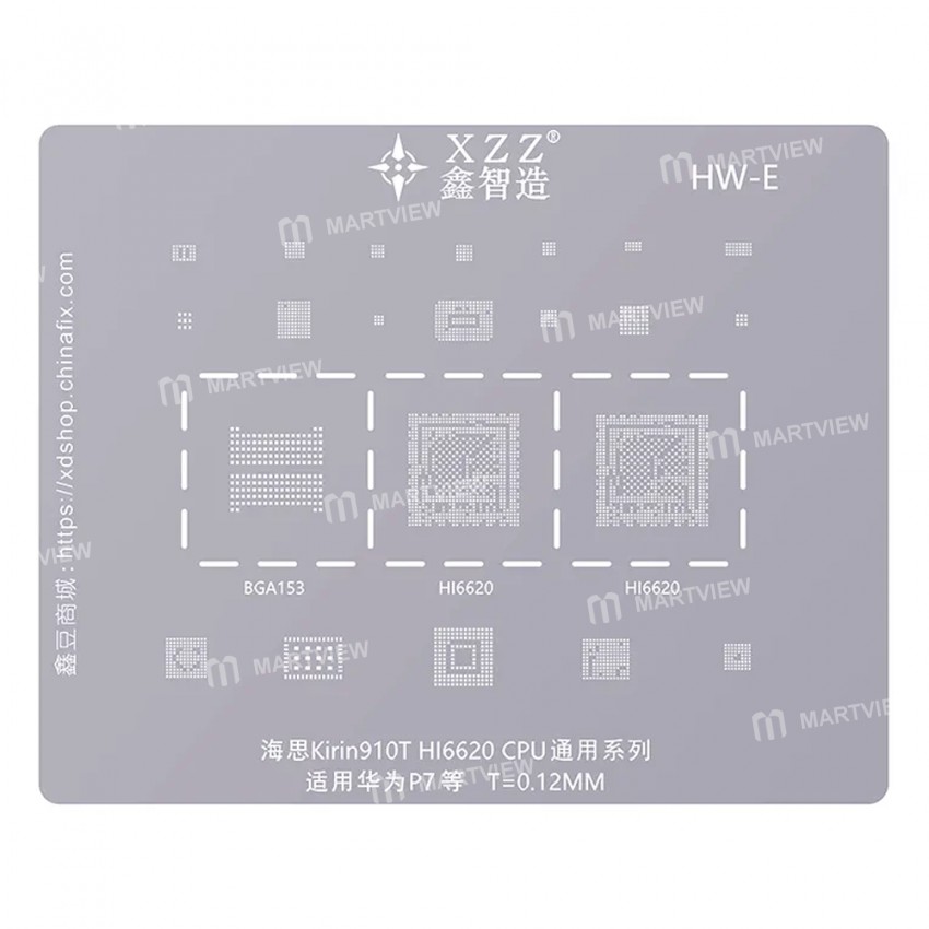 xinzhizao cpu-universal-series-bga-reballing-stencil-set-one-6