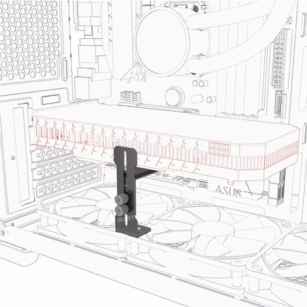 ocean view-room-chassis-fan-position-graphics-card-support-bracket-8