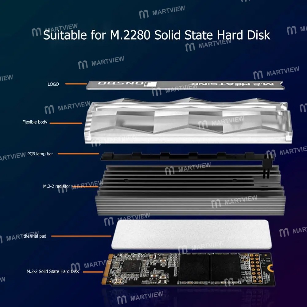 jonsbo m2-2-5v-3pin-m2-2280-ssd-heatsink-with-argb-spectral-light-effect-5