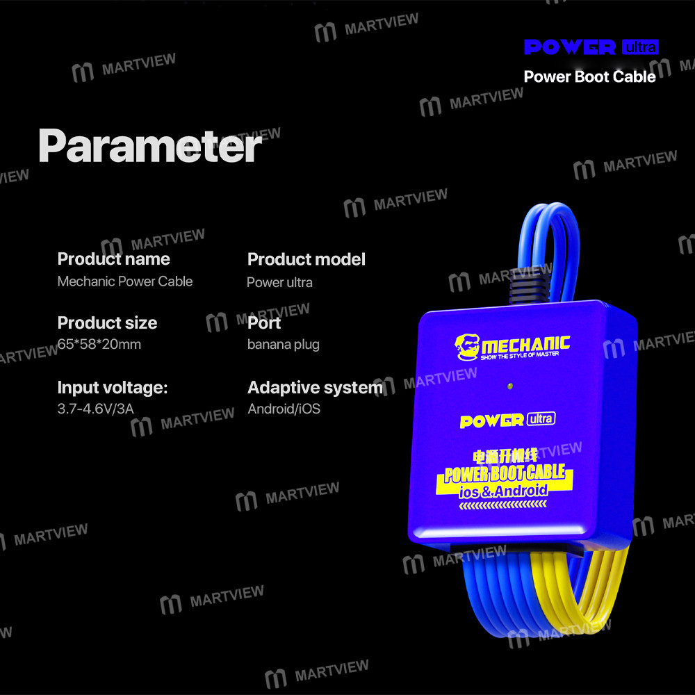 mechanic power-max-ultra-power-supply-boot-test-line-for-iphone-7g-to-18pro-max-android-10