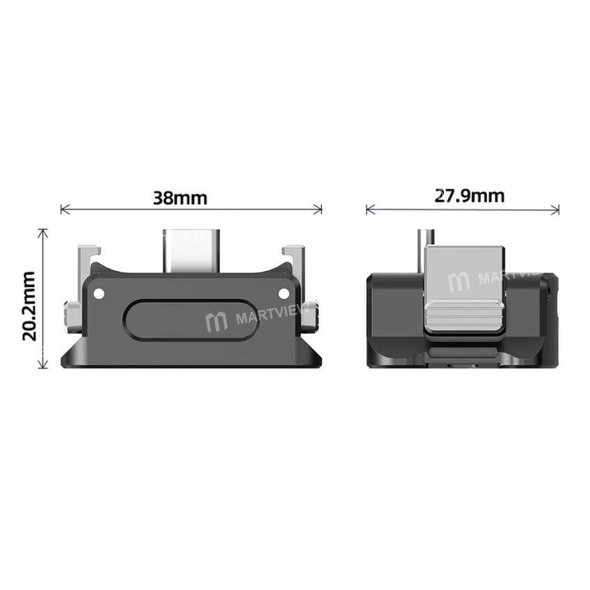 aluminum alloy-upright-charging-base-with-1-4-inch-screw-hole-for-dji-osmo-pocket-3-10