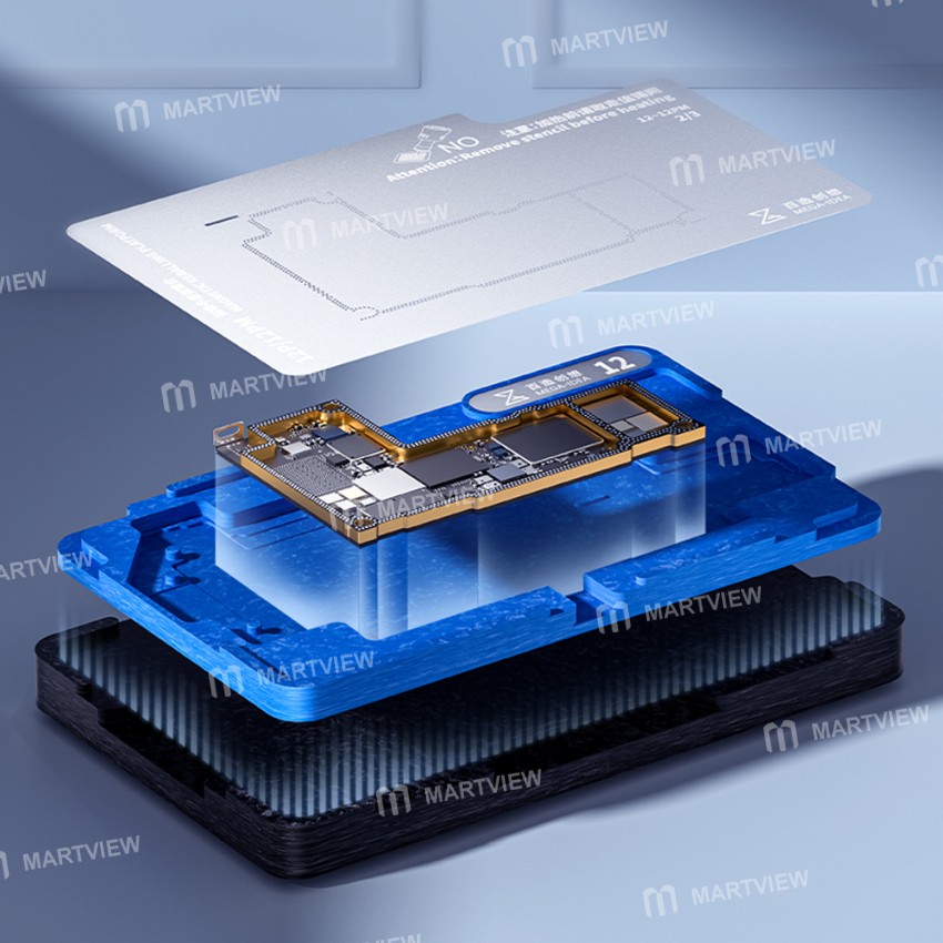 Mega-idea Multi-functional Middle Frame Positioning BGA Reballing Platform for iPhone X-13 Series