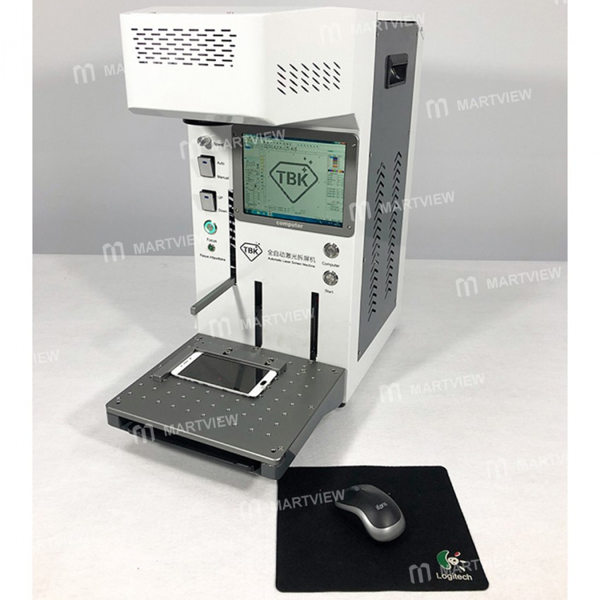 TBK 958A 20W Upgraded Version Laser Cutting Machine for iPhone Back Glass Laser Separating Engraving