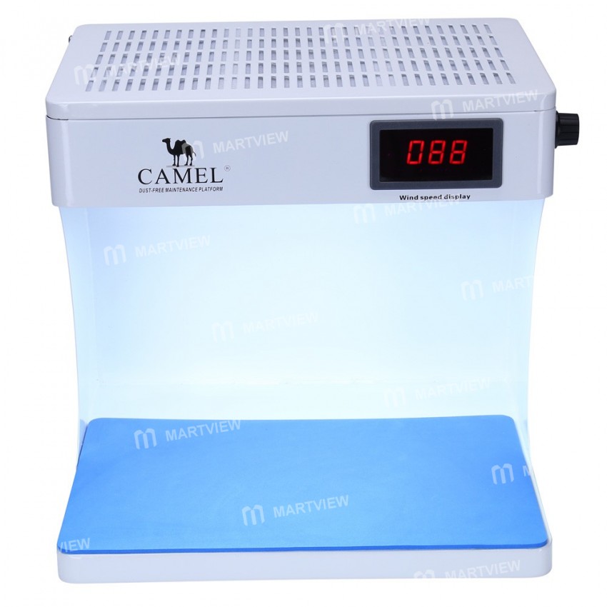 High Cleanliness 220V Dust-free Worktable Maintenace Platform with Wind Speed Display for Mobile Pho