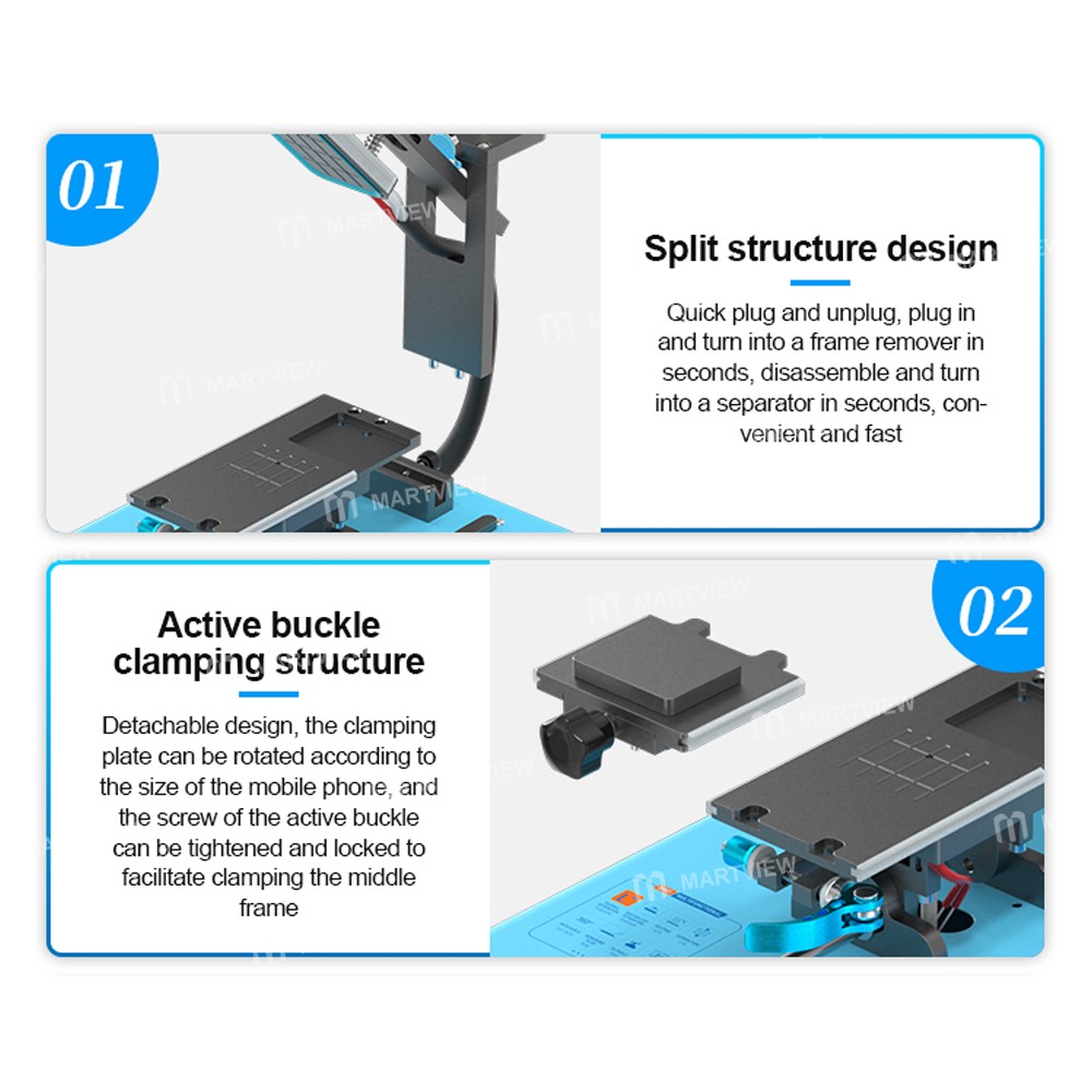 sunshine s-918m-multifunctional-all-in-one-frame-remover-and-screen-separator-machine-15