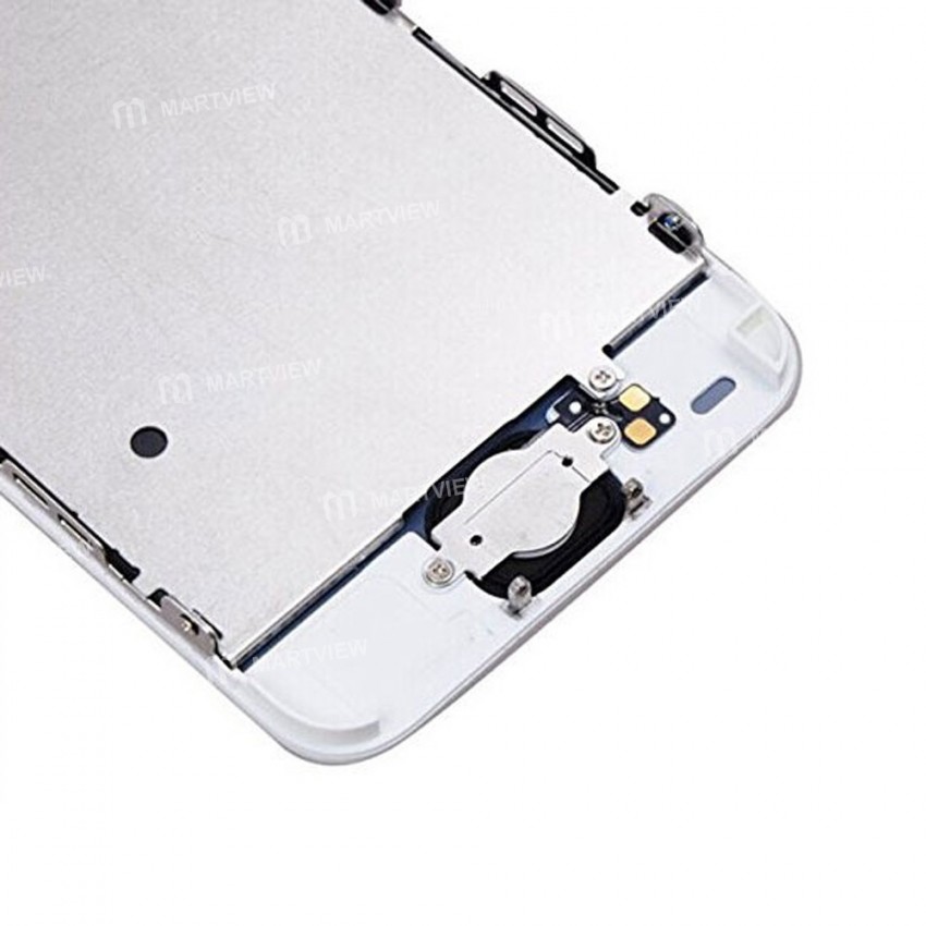 Replacement OEM iPhone 5c LCD with spareparts home button earphone camera etc white