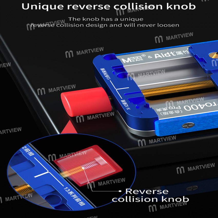 MaAnt Pro400 Universal Motherboard Chip BGA Double Shaft Tiger Clip for iPhone X to 13 Pro Max