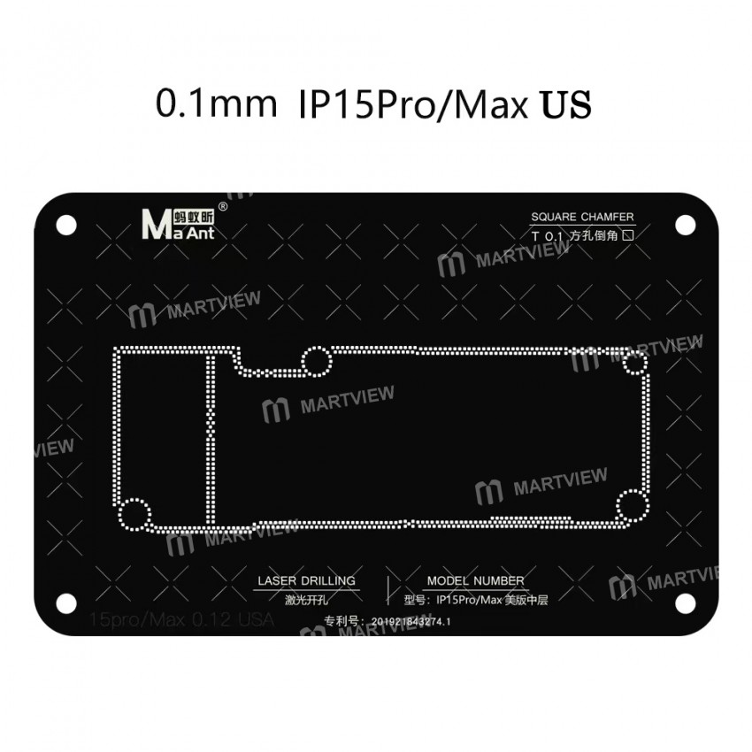 maant 012mm-motherboard-middle-layer-bga-reballing-stencil-platform-set-for-iphone-15-series-2