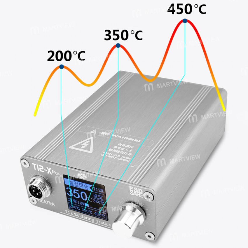 oss t12-x-plus-72w-electric-soldering-station-with-digital-display-for-mobile-phone-pcb-motherboard-