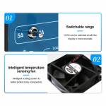 sunshine p3-5v-84v-15v-switching-dual-led-dual-pointer-display-dc-regulated-power-supply-12