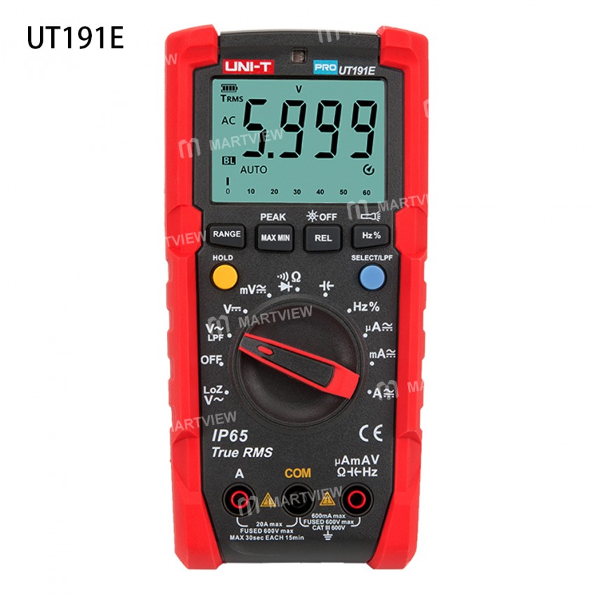 UNI-T UT191E / UT191T Auto Range 6000 Count Profesional Digital Multimeter
