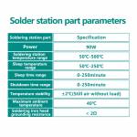 Quick 712 2in1 Hot Air Gun Soldering Rework Station 90W Dual Digital Display Temperature Adjustable