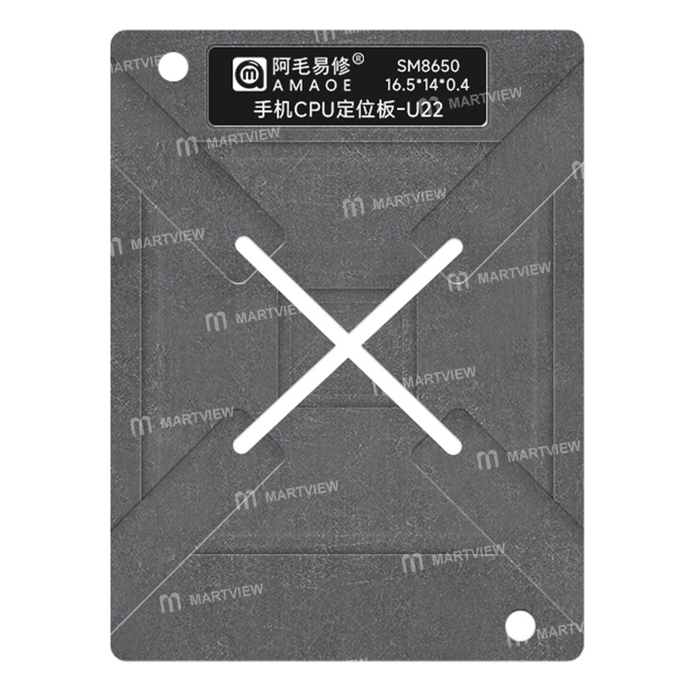 amaoe u22-cpu-bga-reballing-stencil-tin-planting-platform-set-for-mtk-mt6993z-dimensity-9500-3