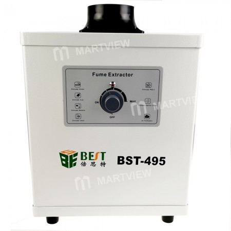 BEST-495 Powerful Suction Air Static Multiple Filters Soldering Tin Smoke Purifier