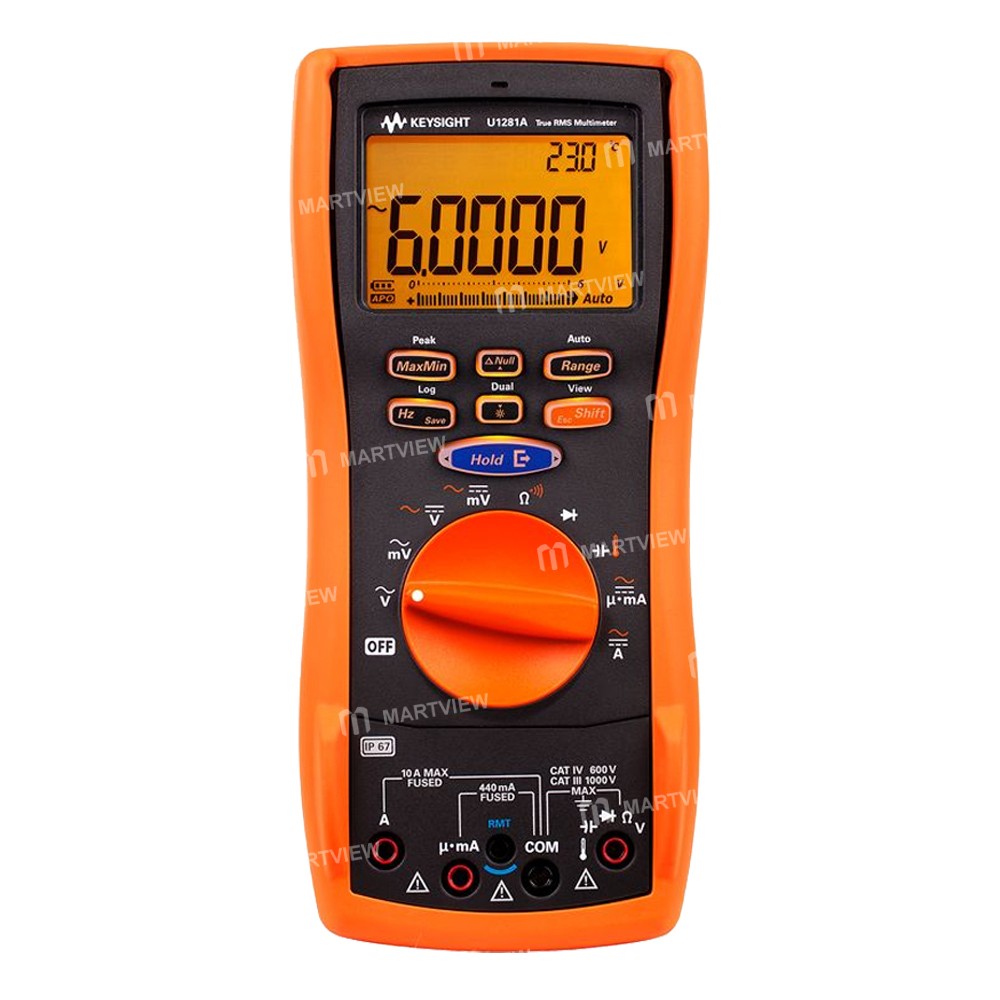 keysight u1280-series-handheld-1000v-high-precision-digital-display-multimeter-with-ip-67-protection