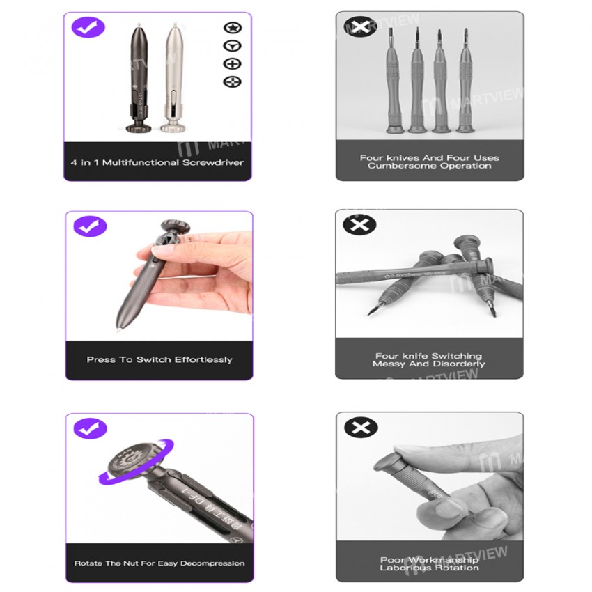 luban df-1-precision-magnetic-flexibly-switch-four-heads-screwdriver-9