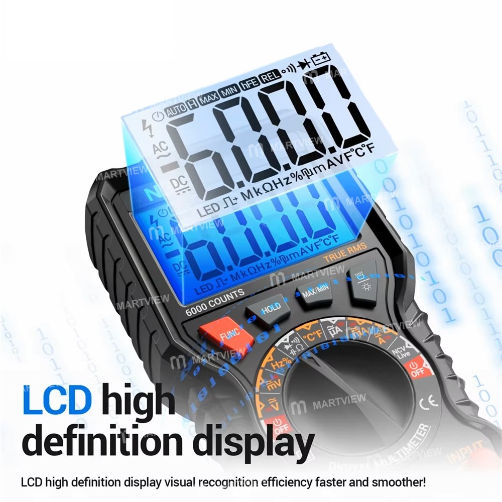 aneng sz11-magnetic-wall-mounted-high-precision-intelligent-multimeter-with-capacitance-measurement-