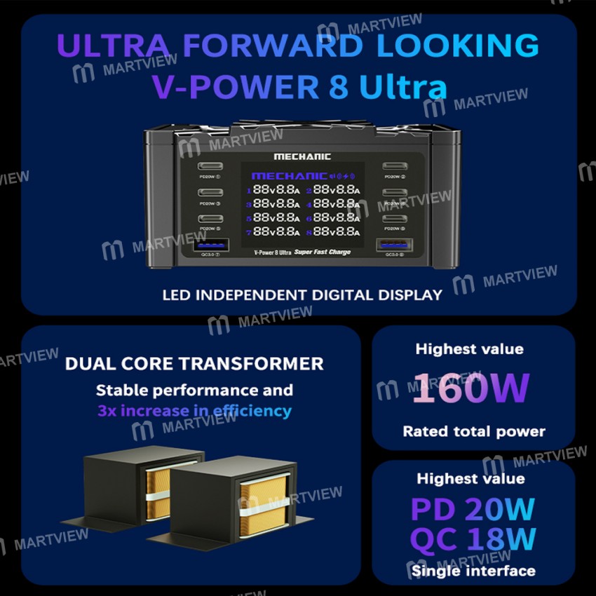 mechanic v-power-8-ultramax-8-ports-desktop-digital-display-high-power-fast-quick-charger-2