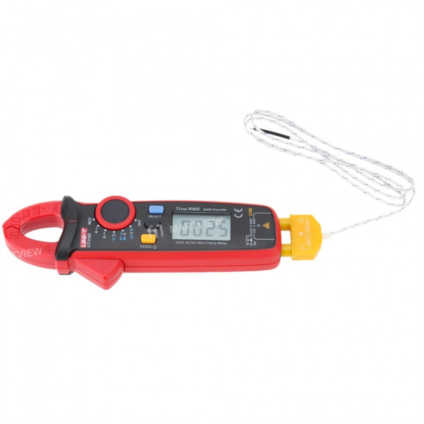 UNI-T UT210D Digital AC / DC Current Voltage Resistance Capacitance Clamp Meter Multimeter Temperatu