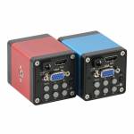 100X 130X C Mount Lens 14MP 1080P 60F / S HDMI VGA Video Camera 56LED Light Digital Microscope Set