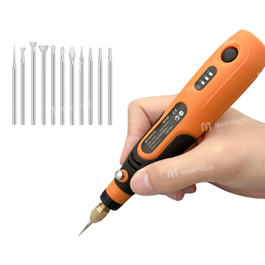 Amaoe M140 Mini Adjustable Speed Electric Grinding Machine for PCB IC Chip Grinding